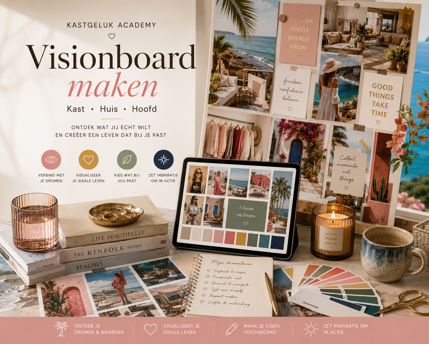 Visionboard maken — werkboek